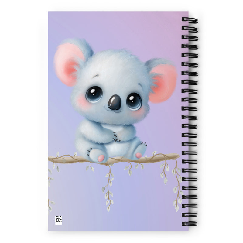 Koala Spiral notebook