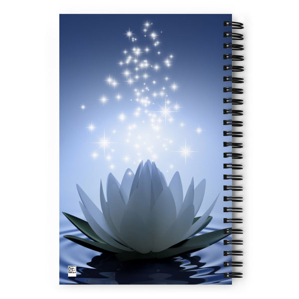 Water Lily Spiral notebook