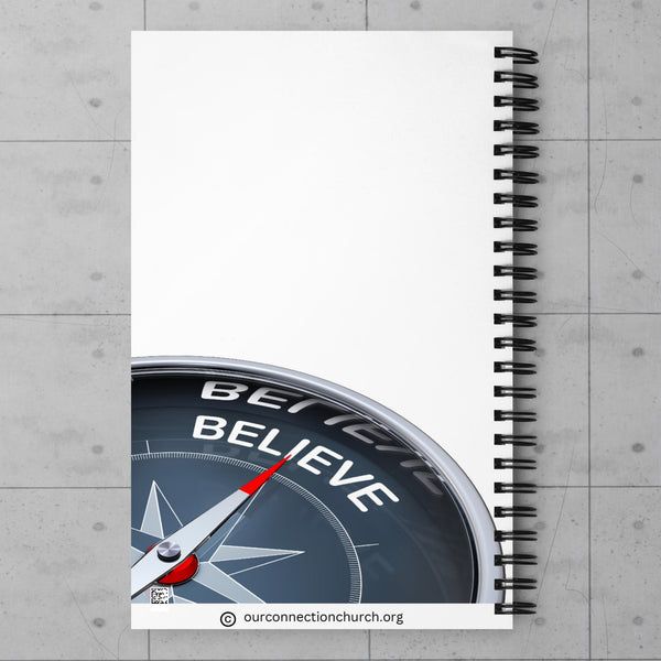 Believe Declaration Spiral notebook