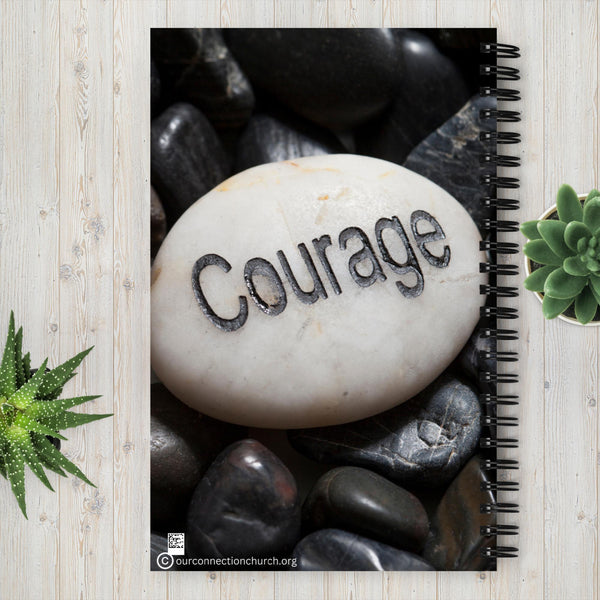 Courage Declaration Spiral notebook