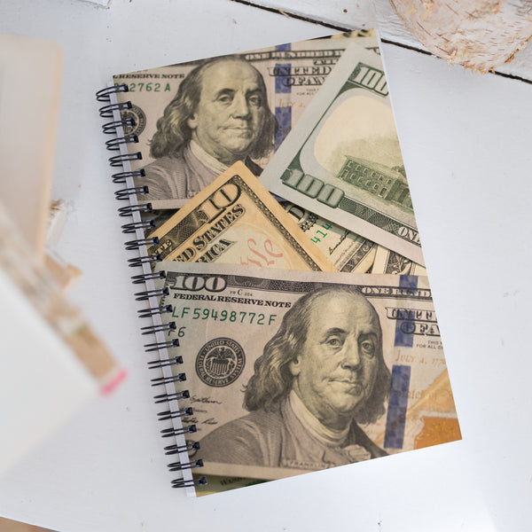 Money Spiral notebook