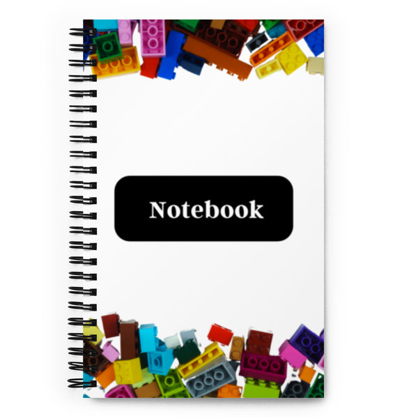 Multi-color blocks Spiral notebook