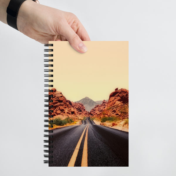 Road Spiral notebook