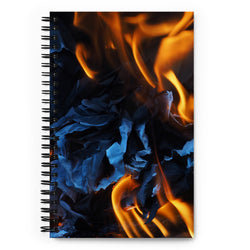 Fire Spiral notebook