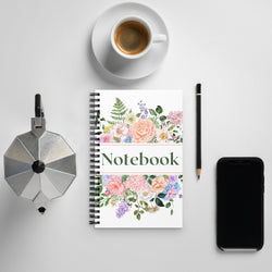 Flower Bouquet Spiral notebook