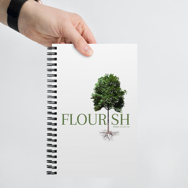 Flourish Spiral notebook