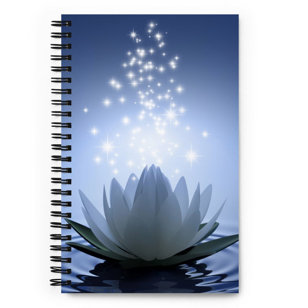 Water Lily Spiral notebook