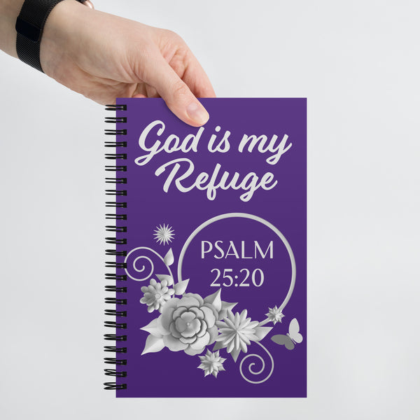 Psalm 25:20 Spiral notebook