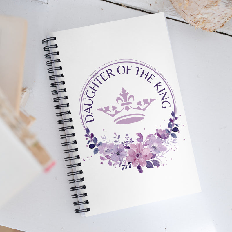 Daughter of the King Spiral notebook