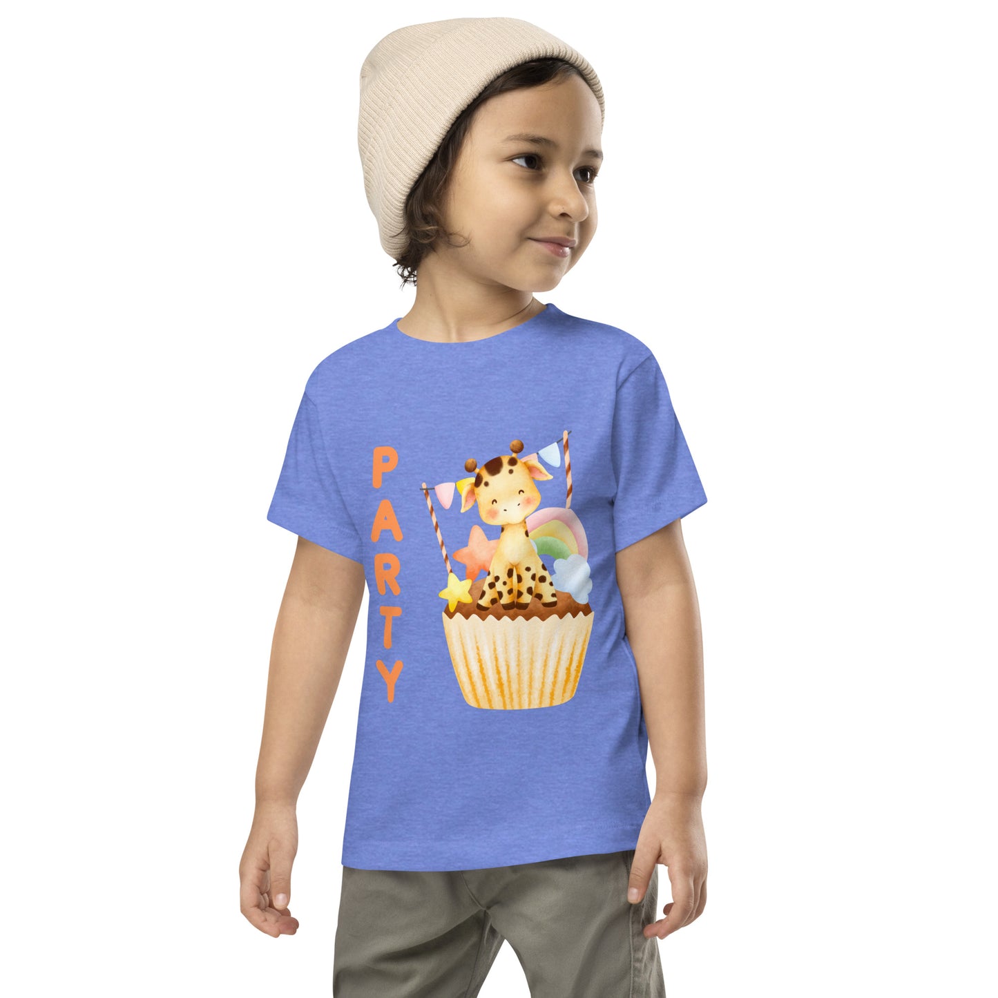 Party Zebra Toddler Short Sleeve Tee