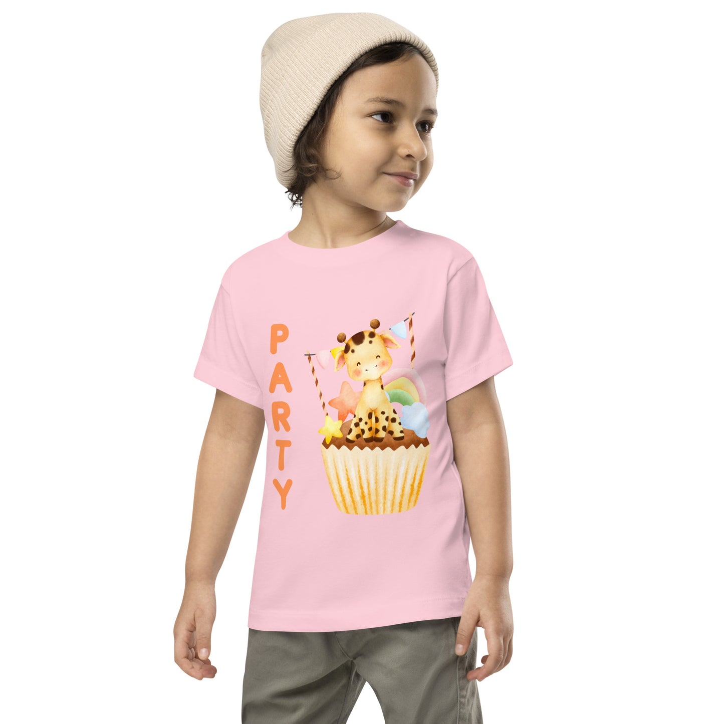Party Zebra Toddler Short Sleeve Tee