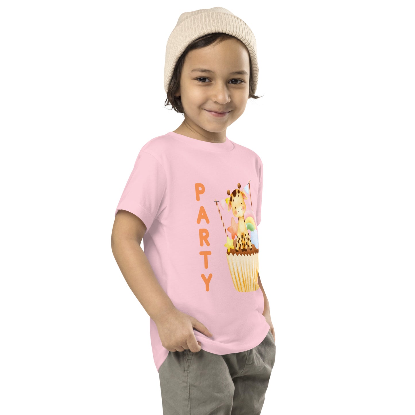 Party Zebra Toddler Short Sleeve Tee