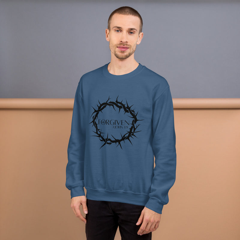 Forgiven (Black) Unisex Sweatshirt