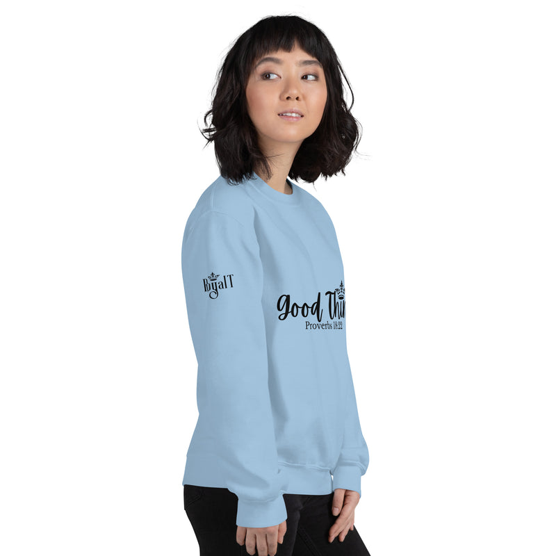 Good Thing (Black) Unisex Sweatshirt