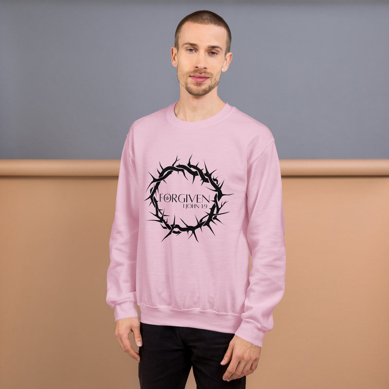 Forgiven (Black) Unisex Sweatshirt