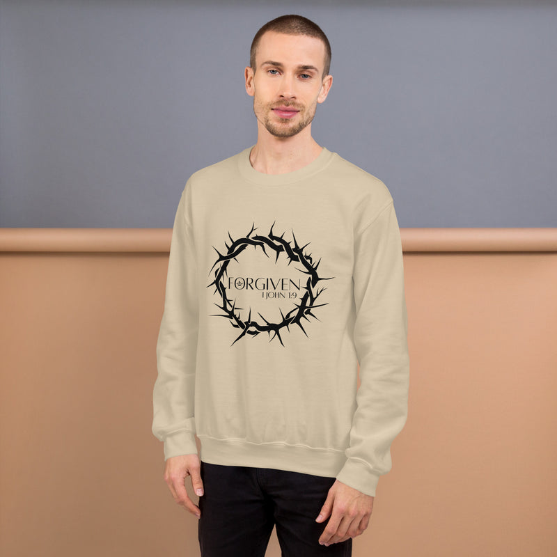 Forgiven (Black) Unisex Sweatshirt