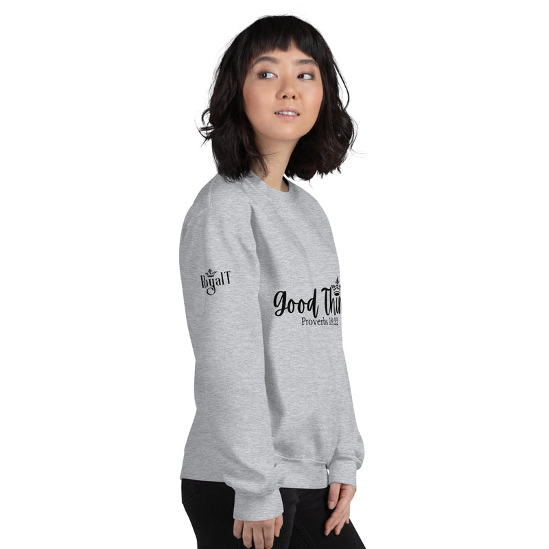 Good Thing (Black) Unisex Sweatshirt