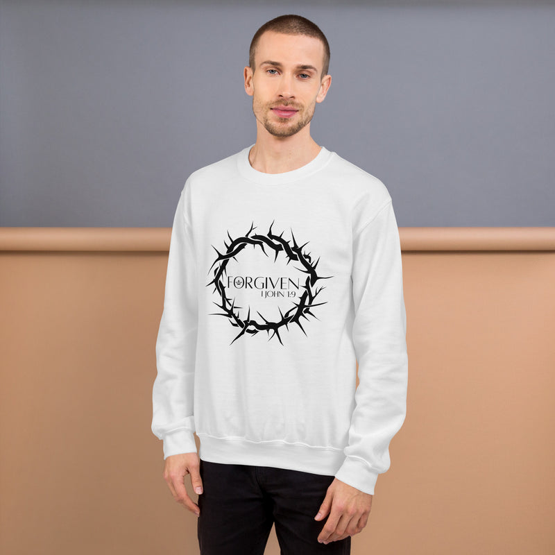 Forgiven (Black) Unisex Sweatshirt