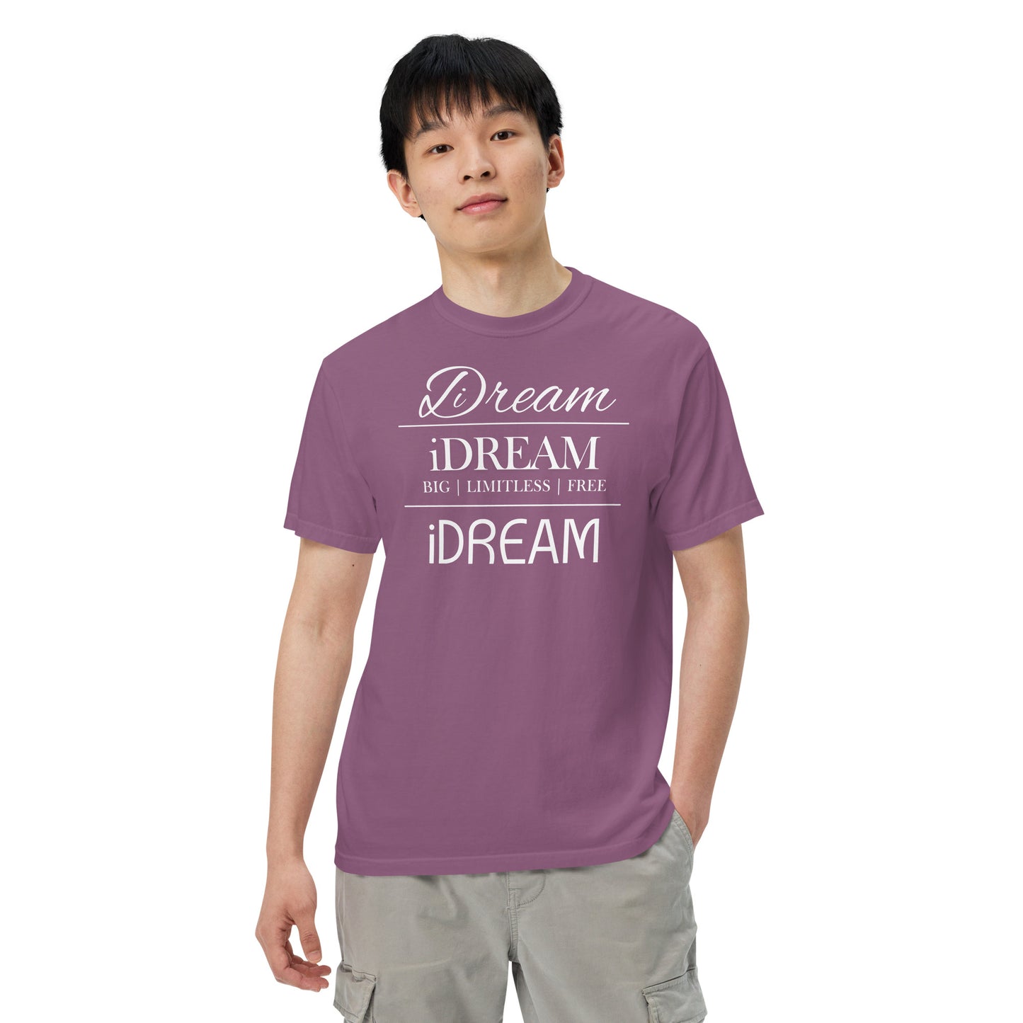 iDream Unisex garment-dyed heavyweight t-shirt