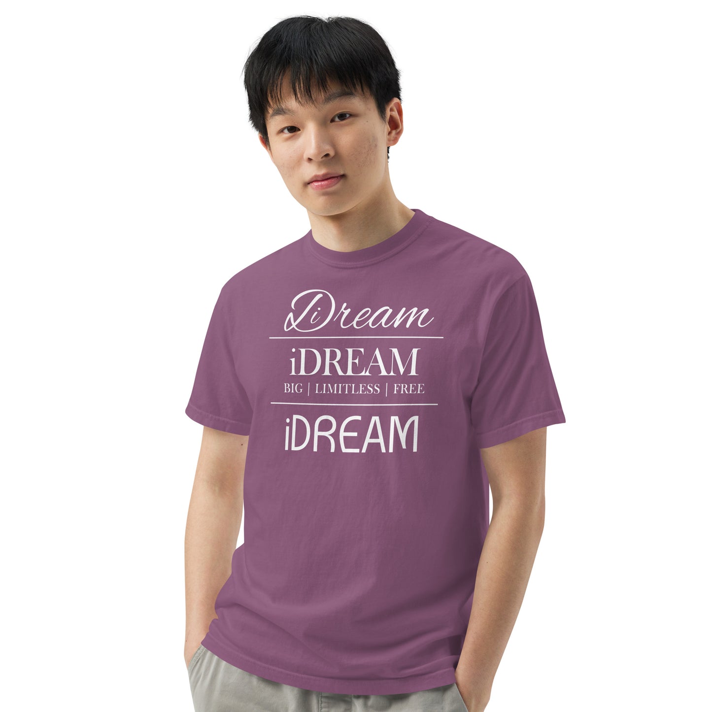 iDream Unisex garment-dyed heavyweight t-shirt