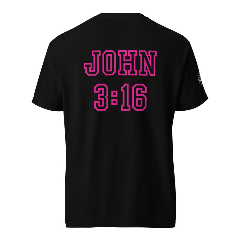 Team Jesus (Hot Pink) Unisex garment-dyed heavyweight t-shirt