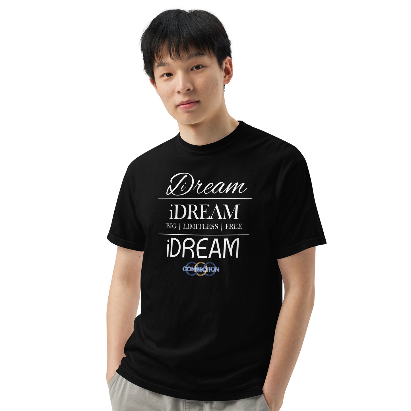 iDREAM (Connection) Unisex garment-dyed heavyweight t-shirt