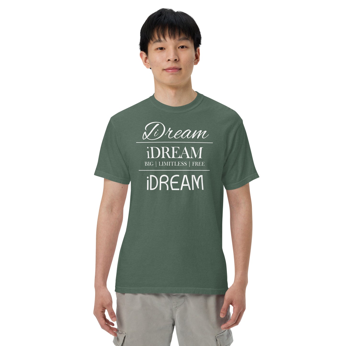 iDream Unisex garment-dyed heavyweight t-shirt