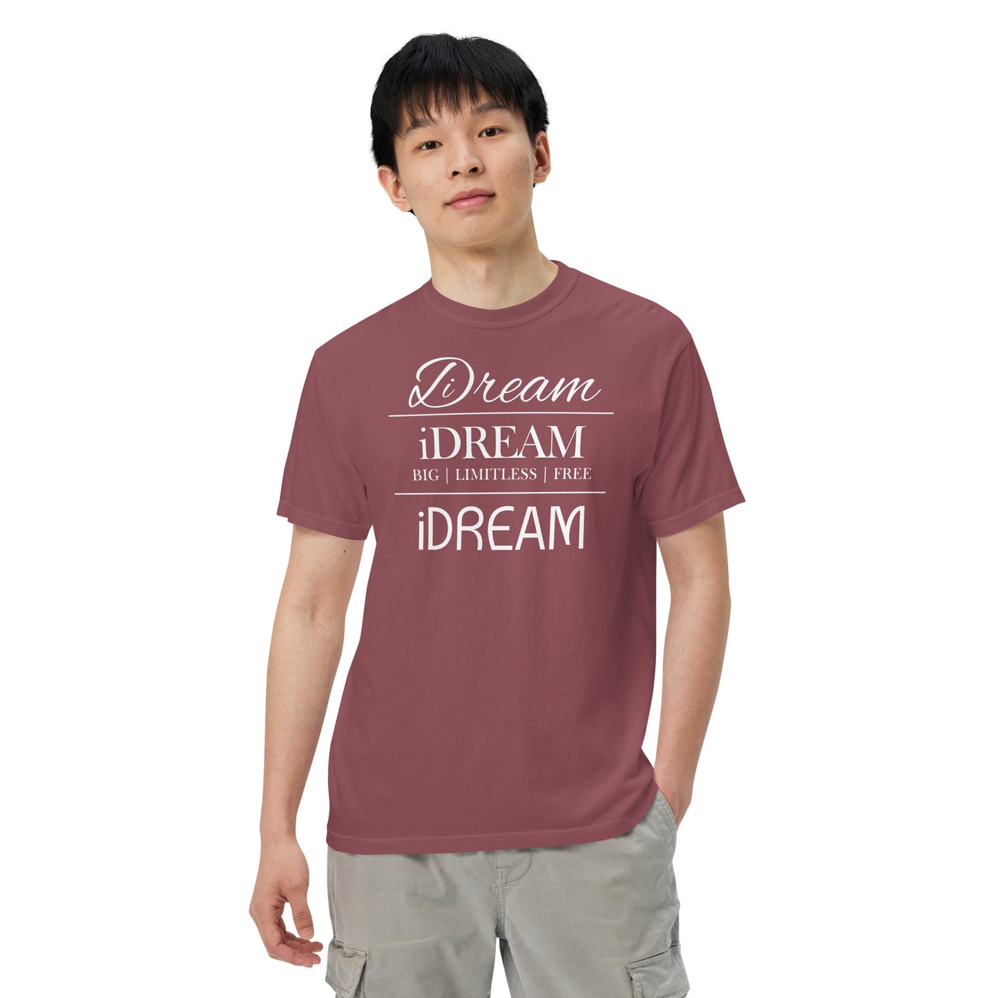 iDream Unisex garment-dyed heavyweight t-shirt