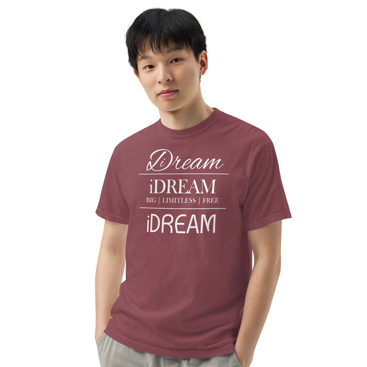 iDream Unisex garment-dyed heavyweight t-shirt