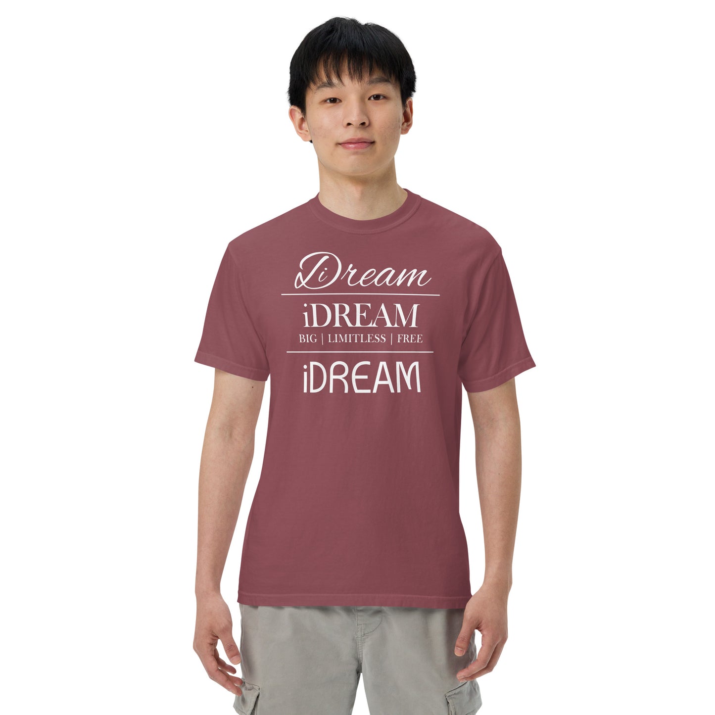 iDream Unisex garment-dyed heavyweight t-shirt
