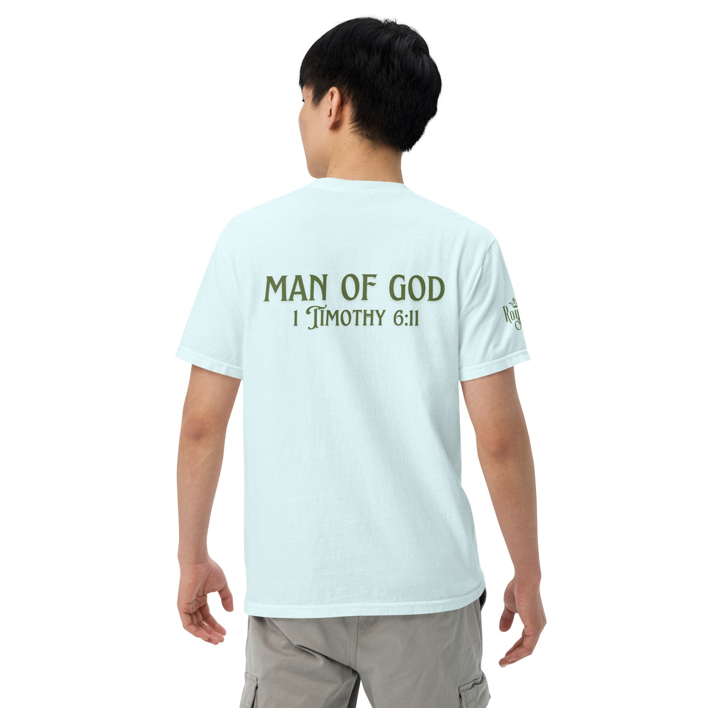 Man of God (Green) Unisex garment-dyed heavyweight t-shirt