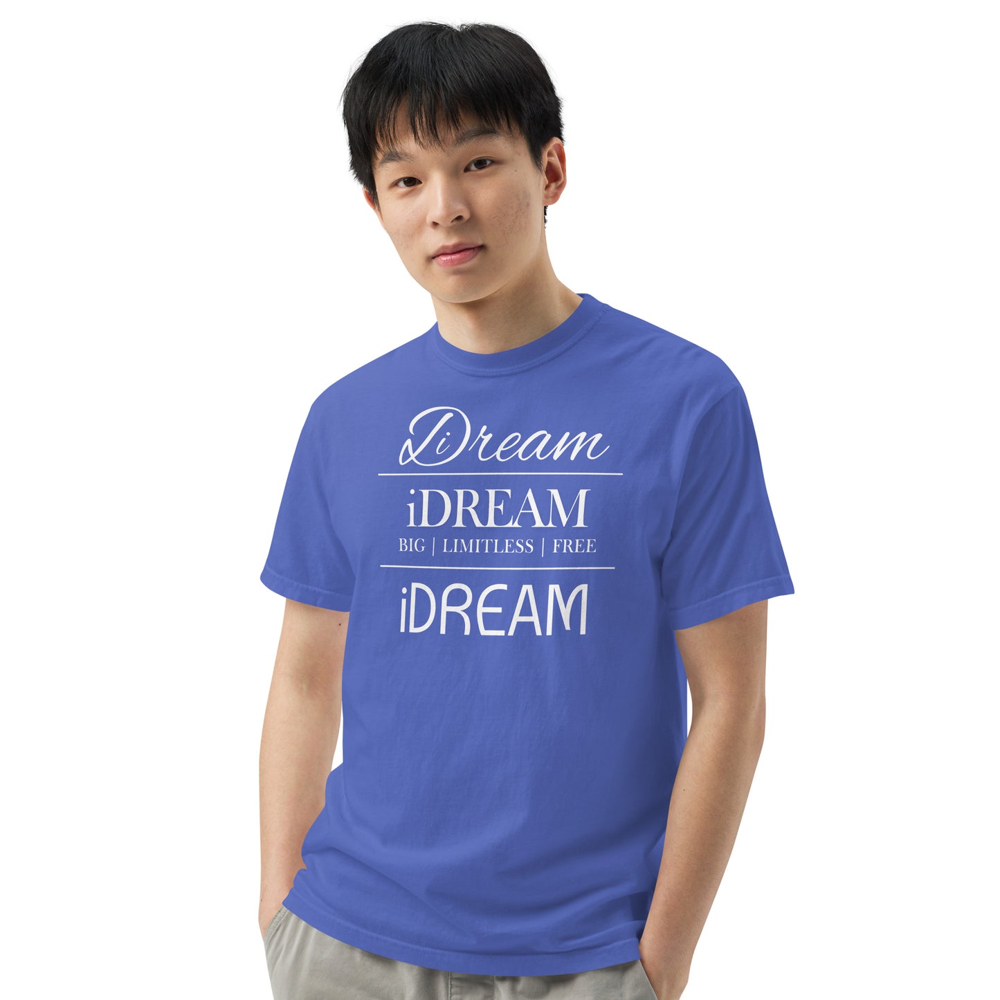 iDream Unisex garment-dyed heavyweight t-shirt