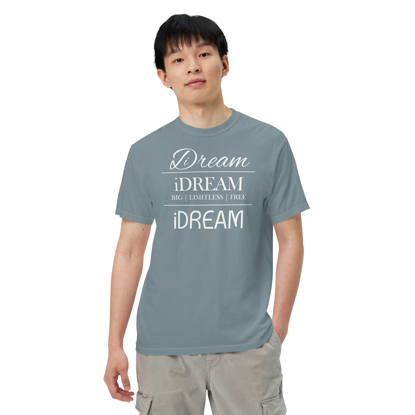 iDream Unisex garment-dyed heavyweight t-shirt