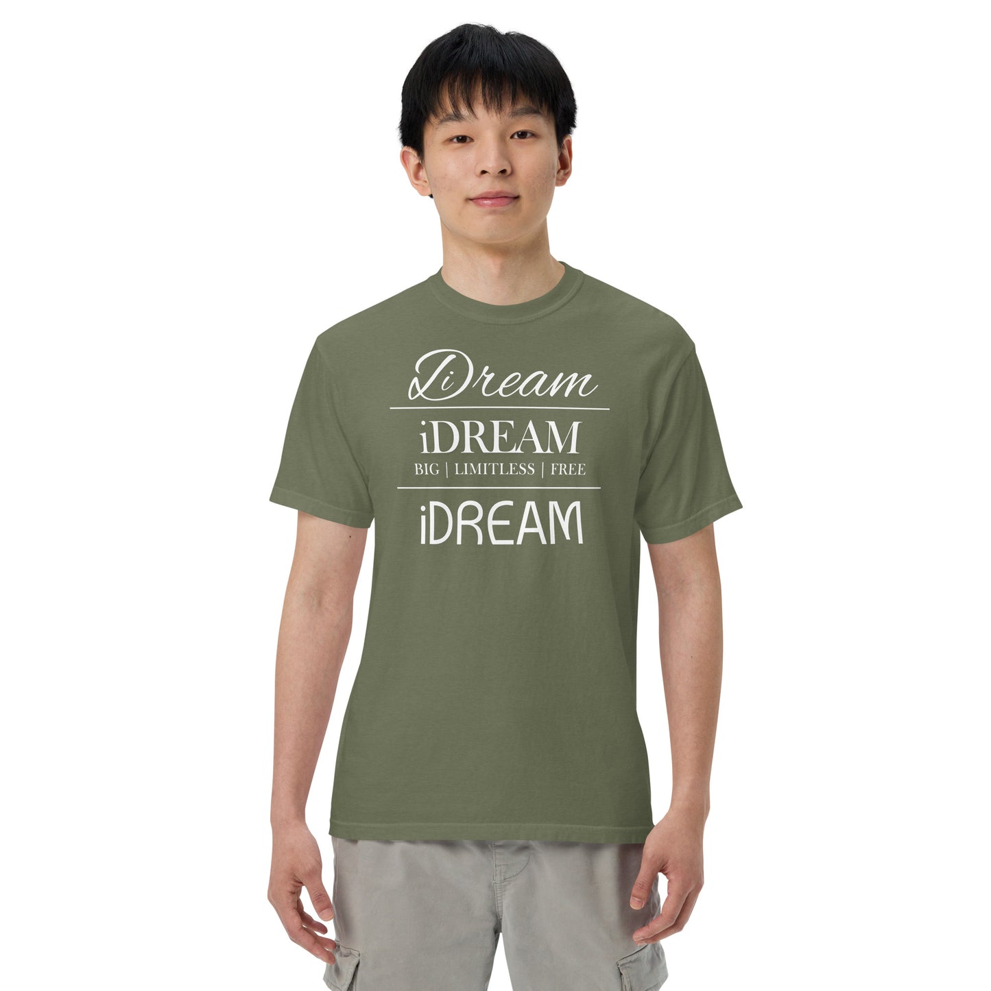 iDream Unisex garment-dyed heavyweight t-shirt