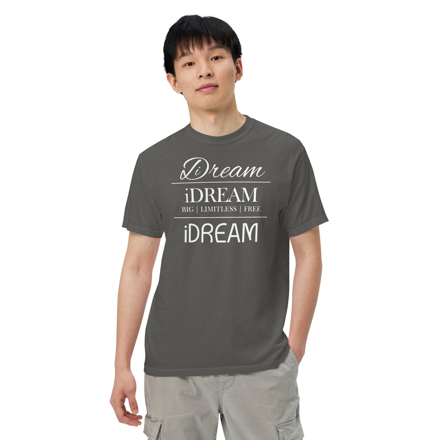 iDream Unisex garment-dyed heavyweight t-shirt