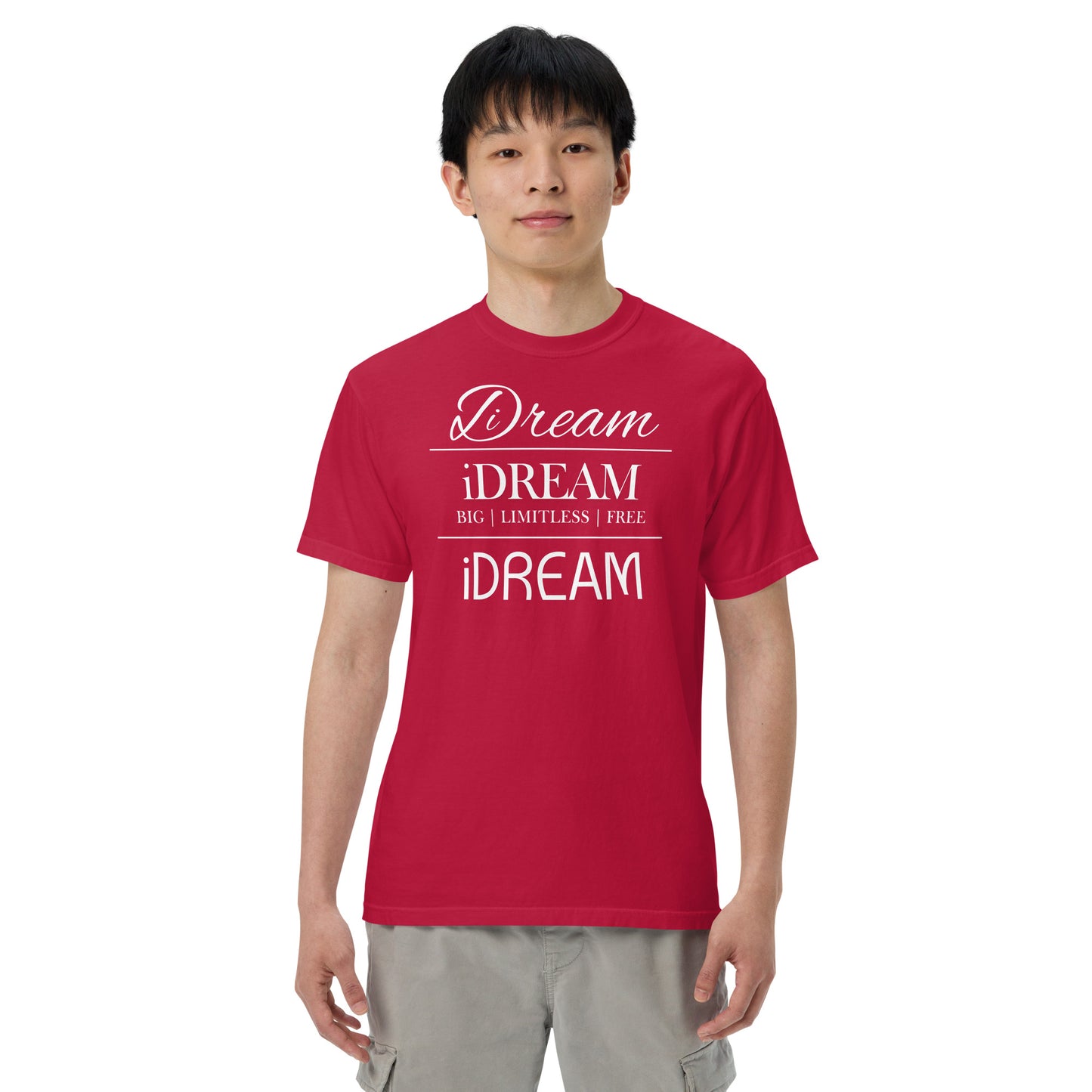iDream Unisex garment-dyed heavyweight t-shirt