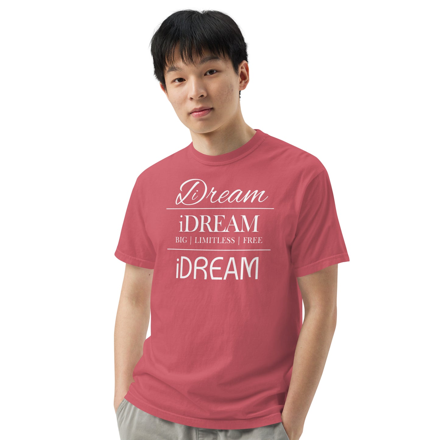 iDream Unisex garment-dyed heavyweight t-shirt