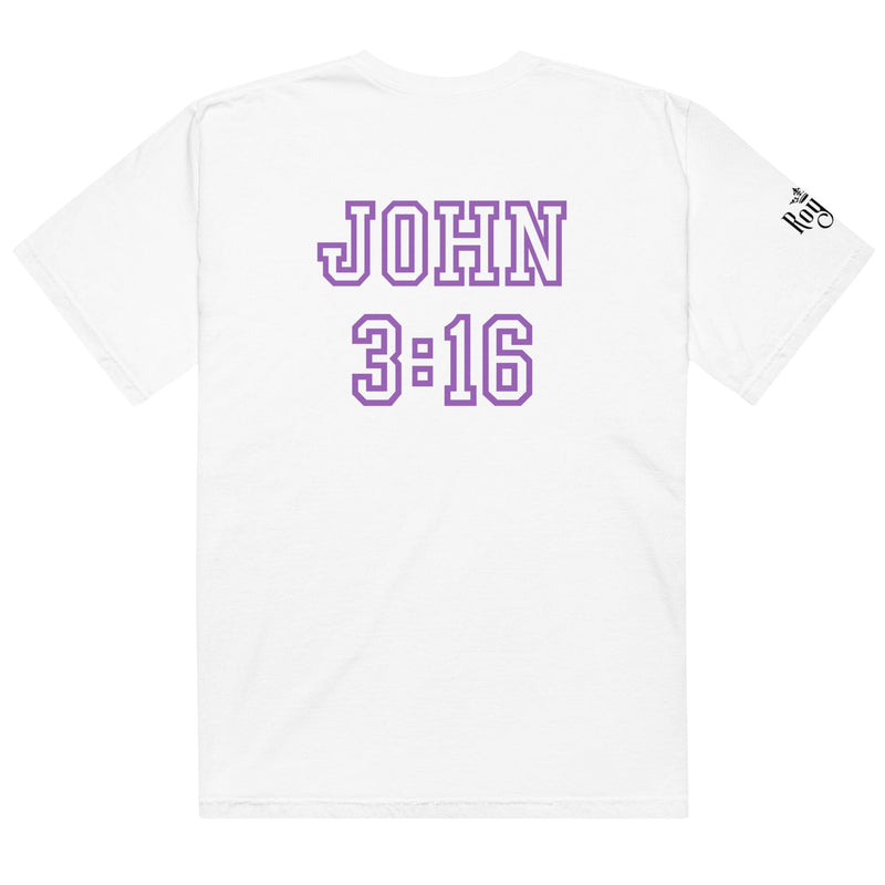 Team Jesus (Purple) Unisex garment-dyed heavyweight t-shirt