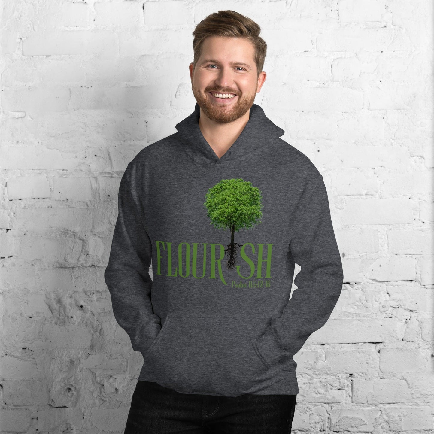 Flourish (Green) Unisex Hoodie