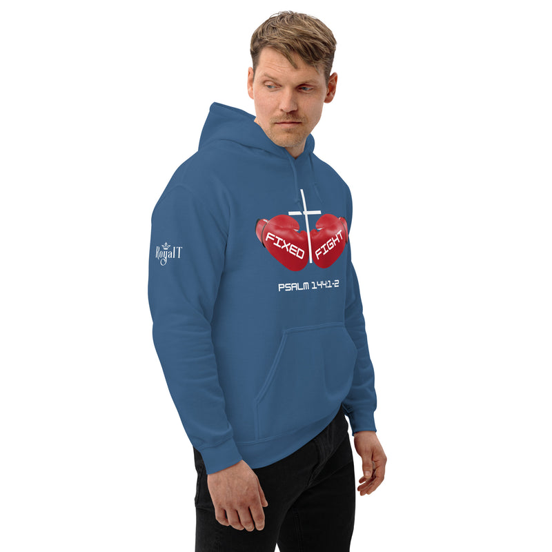 Fixed Fight (White) Unisex Hoodie