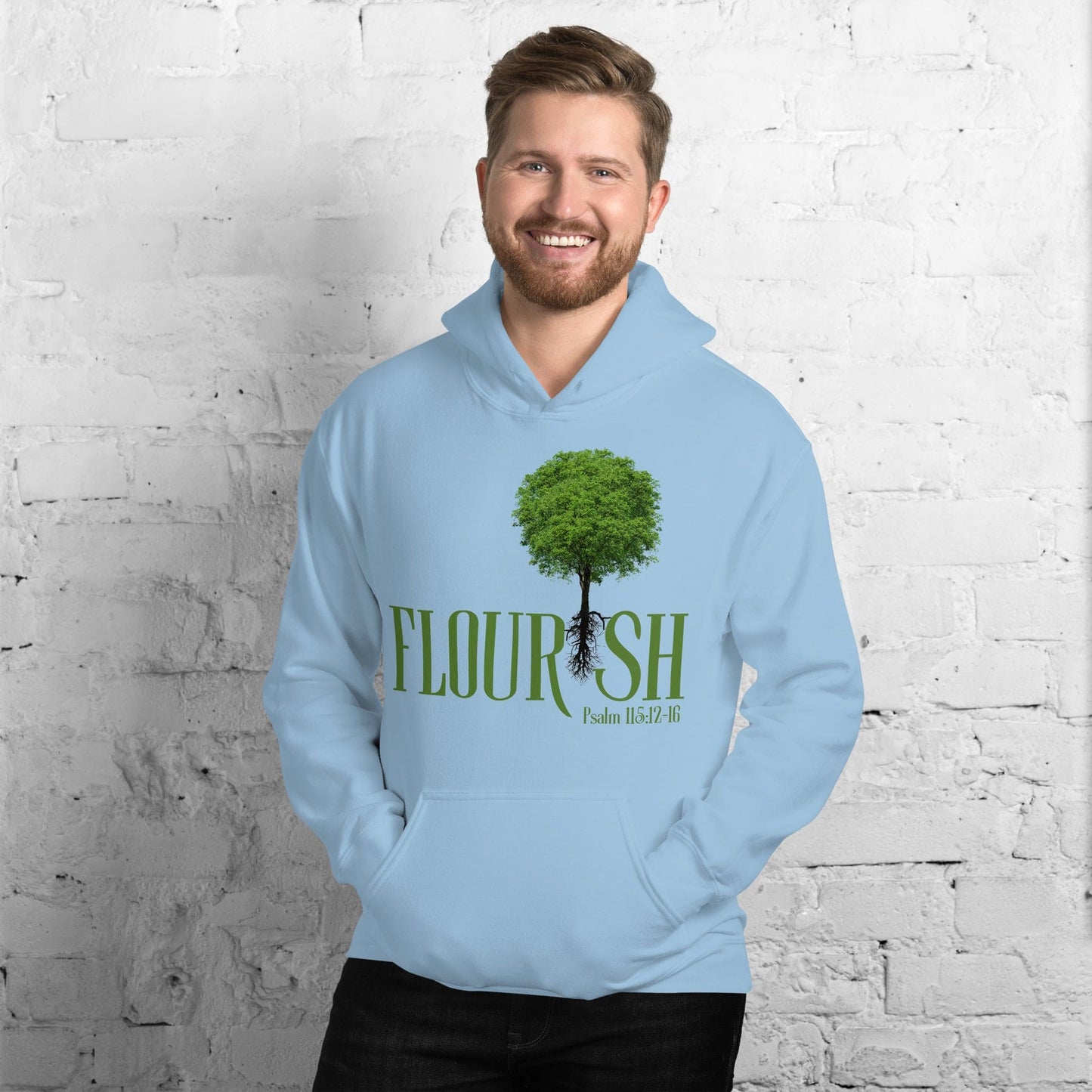 Flourish (Green) Unisex Hoodie