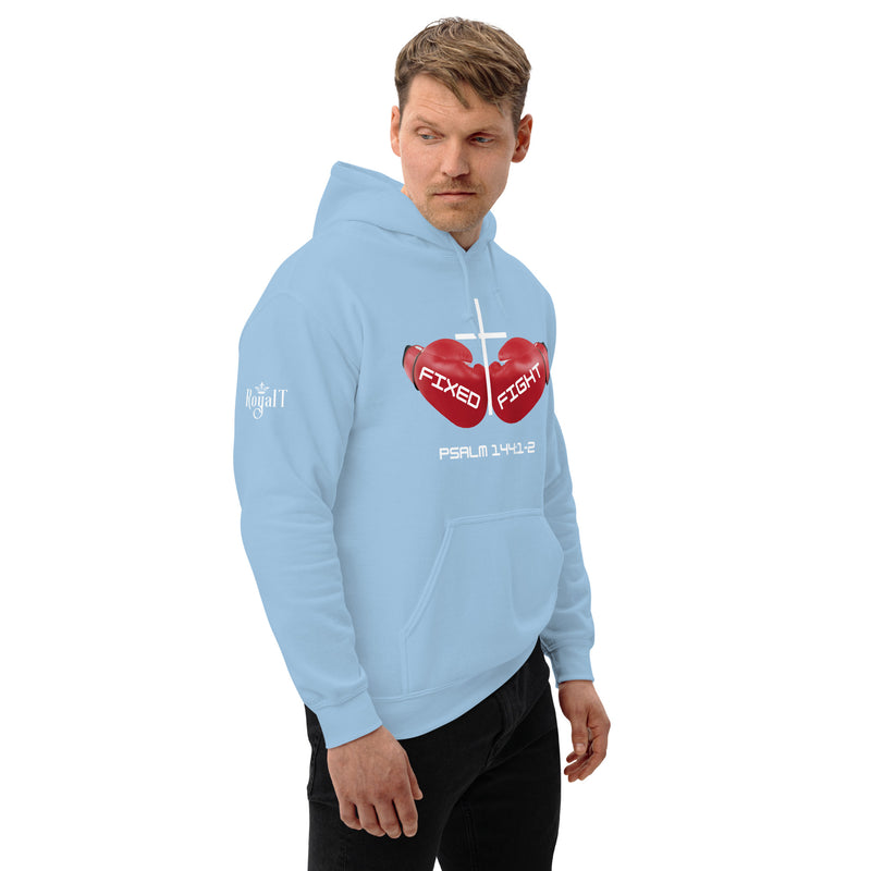 Fixed Fight (White) Unisex Hoodie