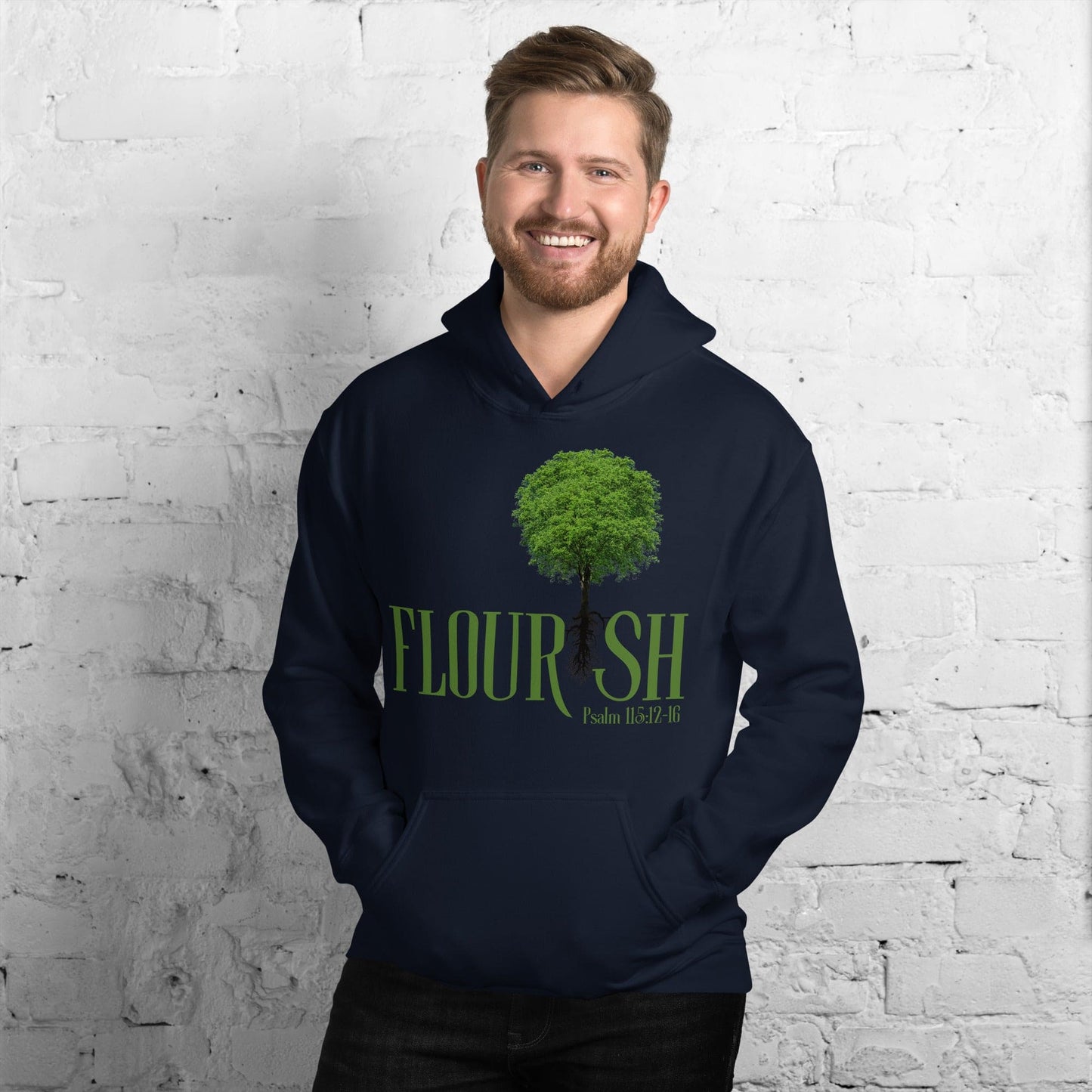 Flourish (Green) Unisex Hoodie