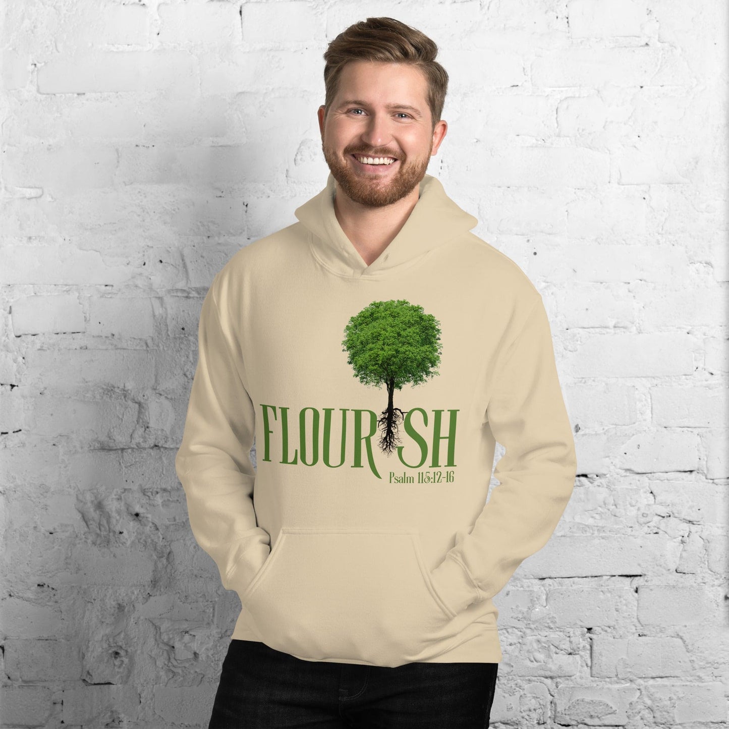 Flourish (Green) Unisex Hoodie