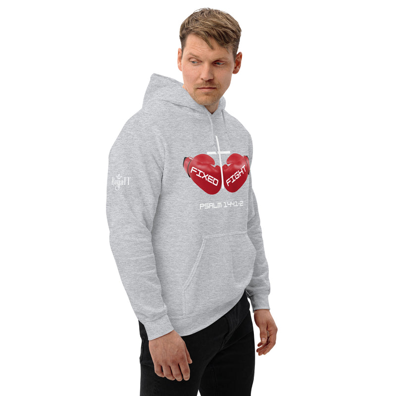 Fixed Fight (White) Unisex Hoodie