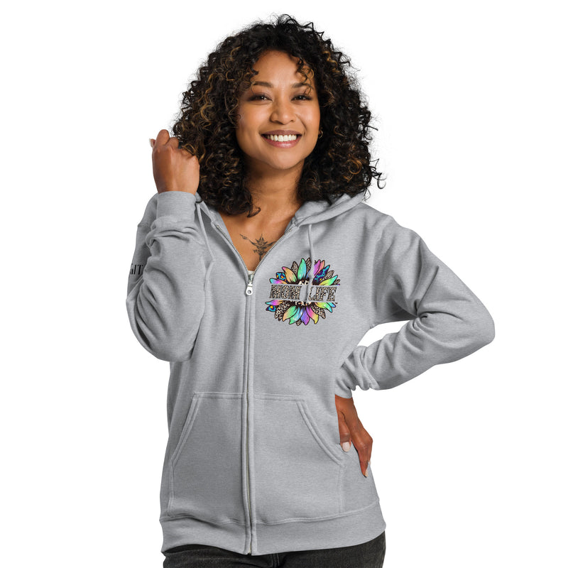 Mom Life Unisex heavy blend zip hoodie