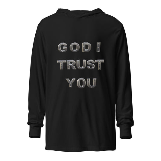 Hooded long-sleeve tee