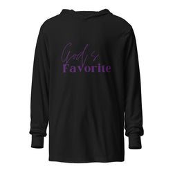 God's Favorite Hooded long-sleeve tee