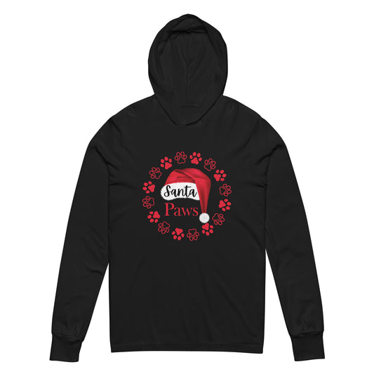 Santa Paws Hooded long-sleeve tee