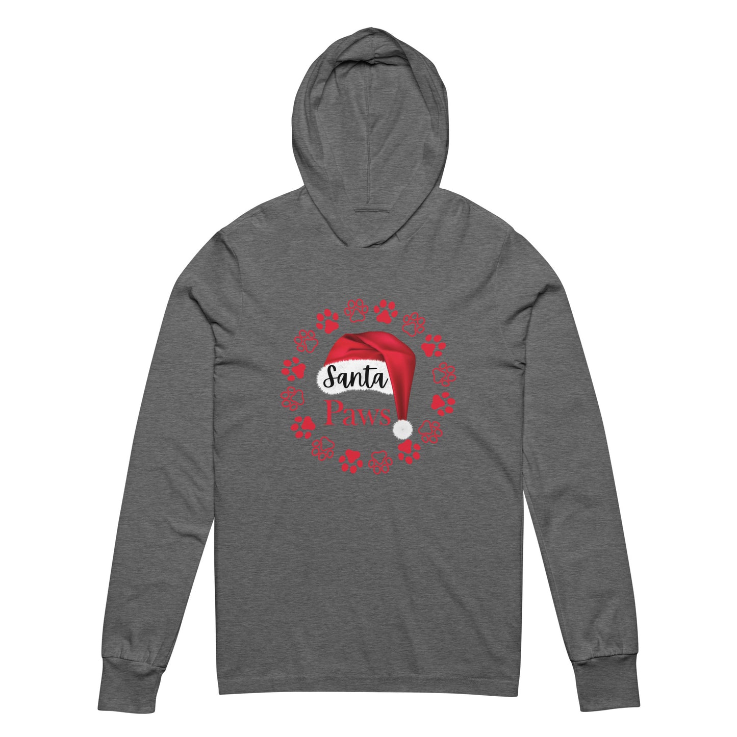 Santa Paws Hooded long-sleeve tee